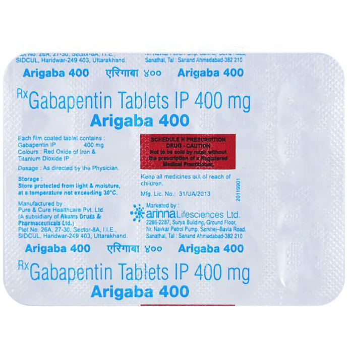 Arigaba 400mg Tablet