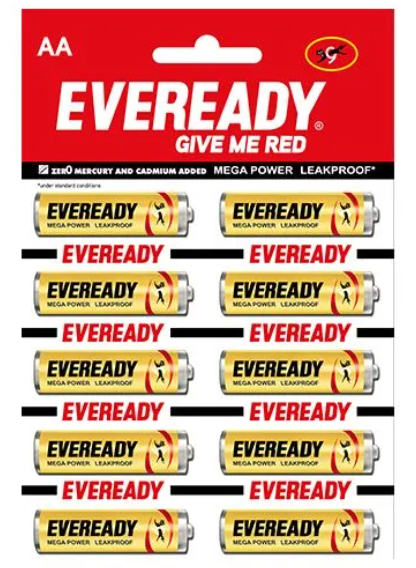 Eveready Aa 1005 Battery 10s