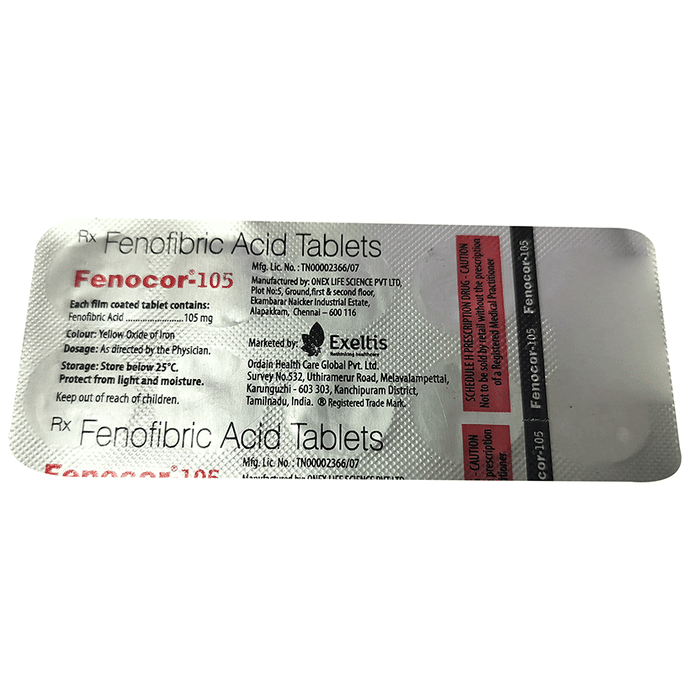 फेनोकॉर 105mg टैबलेट