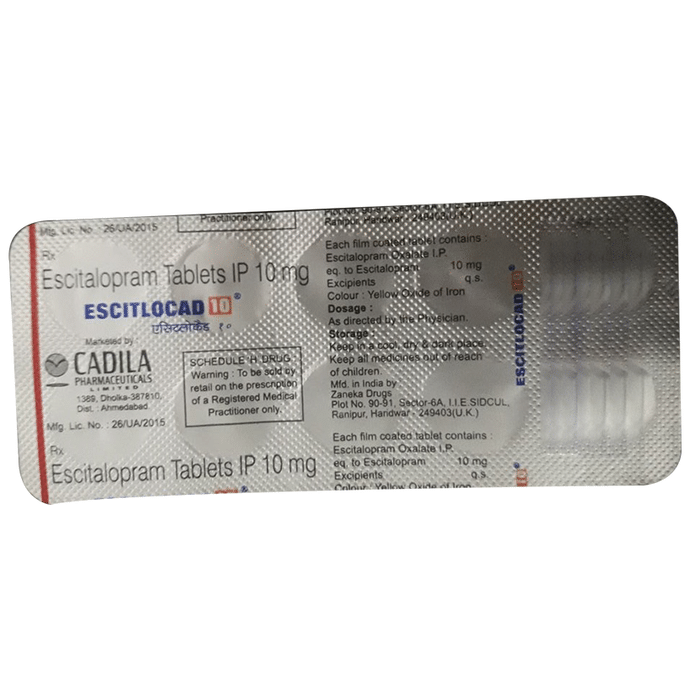 Escitlocad 10 Tablet