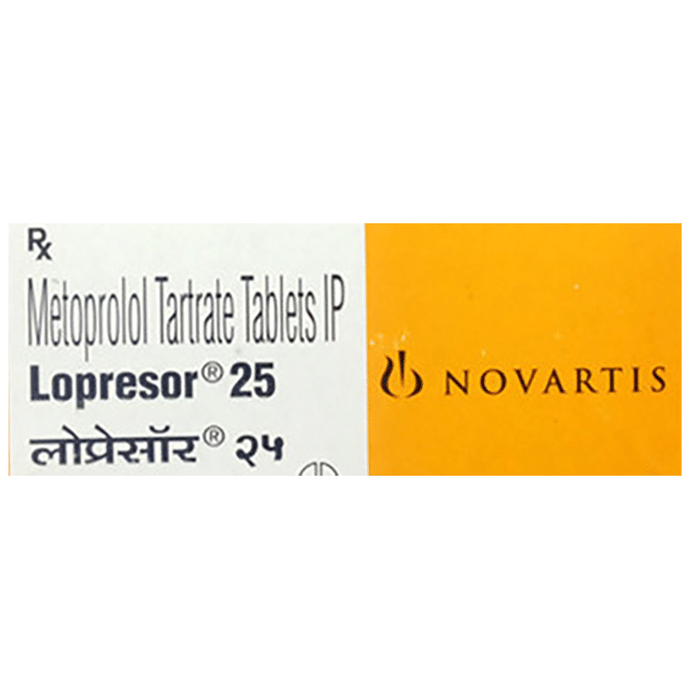 लोप्रेसोर 25mg टैबलेट