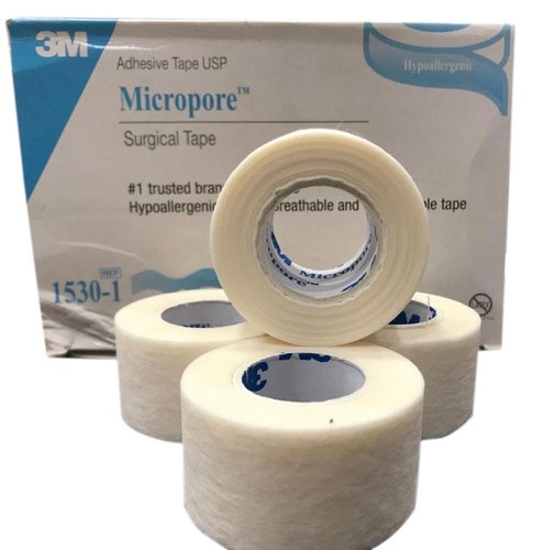 3M Micropore Adhesive Surgical Tape 2.5cmx9.14m 1s