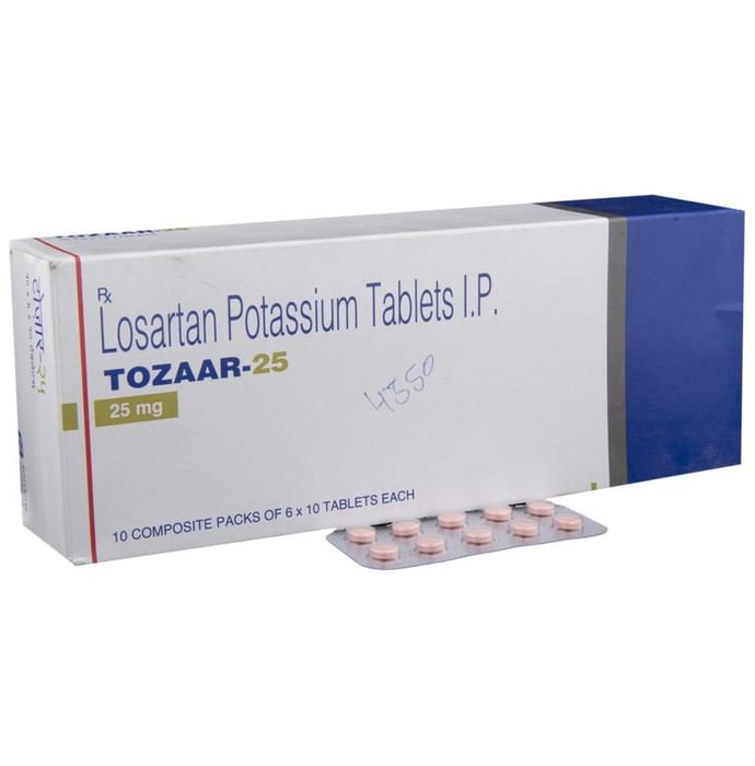 Tozaar 25mg Tablet 10s