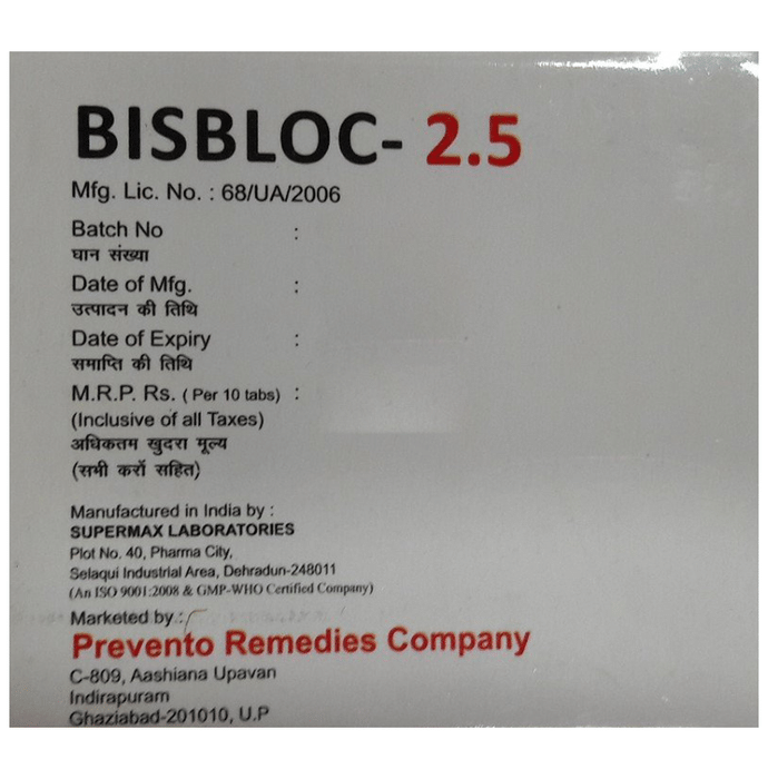 Bisbloc 2.5 Tablet