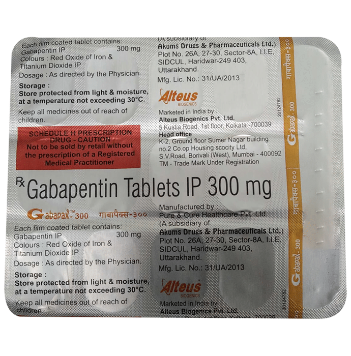 Gabapax 300 Tablet