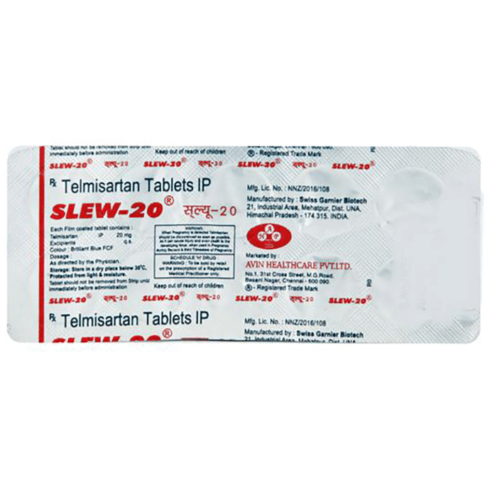 Slew 20mg Tablet