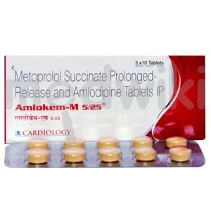 Amlokem M 5mg/25mg Tablet
