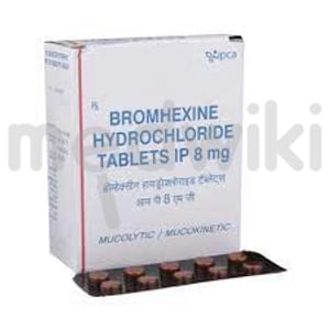 ब्रोमहेक्सिन हाइड्रोक्लोराइड 8mg टैबलेट