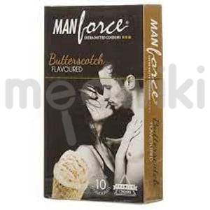 MANFORCE WILD CONDOM BUTTER FLAVOUR 10s