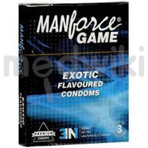 MANFORCE GAME EXOTIC FLAVOURED CONDOM 3s