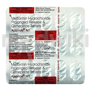 एजाप्राइड एम 1एमजी/500एमजी टैबलेट एसआर