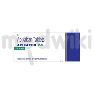 Apixator 2.5mg Tablet