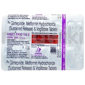 हेमेट ट्रायो 1mg/500mg/0.3mg टैबलेट 10p