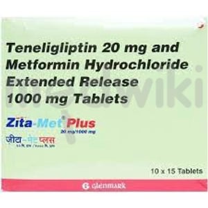 Zita Met Plus 1000mg/20mg Tablet ER 15