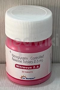 Nitrovue 2.6mg Tablet 30s
