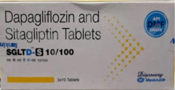 एसजीएलटीडी एस 10mg/100mg टैबलेट 10s