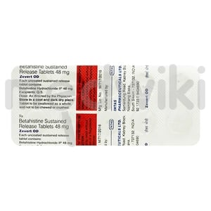 ज़ेवर्ट 48mg टैबलेट ओडी 10s