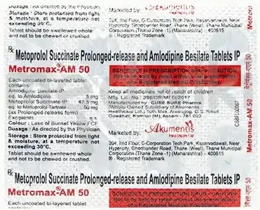 Metromax AM 5mg/50mg Tablet 10s
