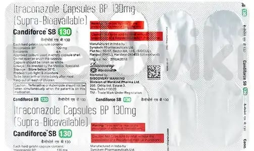 Candiforce SB 130mg Capsule 10s