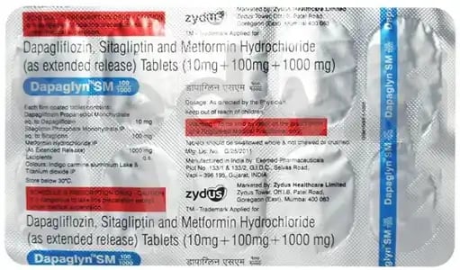 Dapaglyn SM 100/1000 Tablet 10s