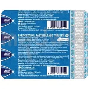 Crocin Advance 500mg Tablet 10s