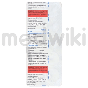 Zava OD 100mg Tablet 10s