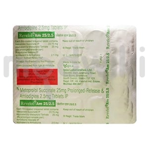 Revelol AM 2.5mg/25mg Tablet PR 15s