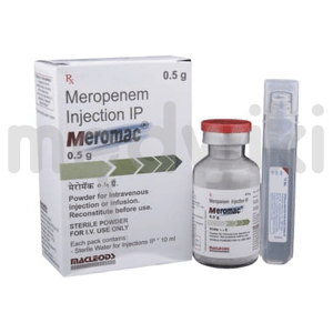 मेरोमैक 0.5gm इन्जेक्शन