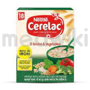 Nestle Cerelac Baby Cereal with Milk 5 Grains & Vegetables 18 to 24 Months 300gm