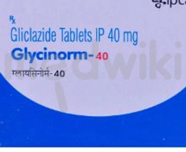 ग्लाइसिनोर्म 40एमजी टैबलेट 15एस