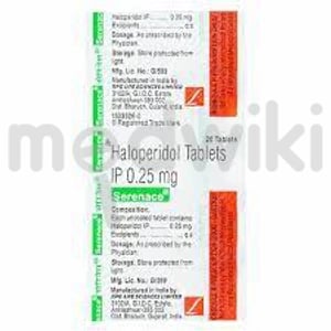 Serenace 0.25mg Tablet 20s