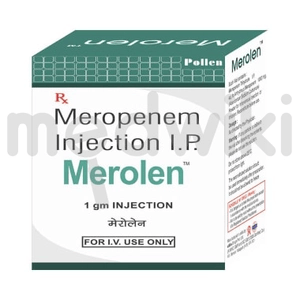 Merolen 1000mg Powder for Injection