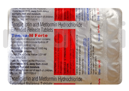 Teniva M 1000mg/20mg Forte Tablet ER 20s