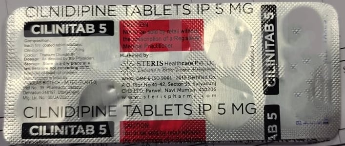 Cilnitab 5mg Tablet 10s