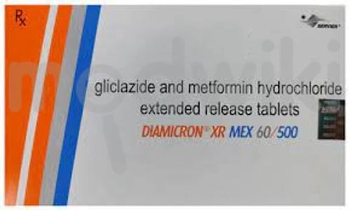Diamicron XR Mex 60mg/500mg Tablet