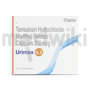 Urimax 0.2mg Capsule MR 15s
