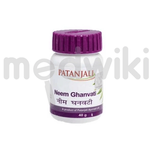 Patanjali Ayurveda Neem Ghanvati Tablet 40s