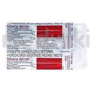 Sitara DM 10mg/500mg100mg Tablet 10s