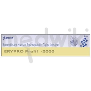 Erypro 2000iu Prefilled Syringe 1s