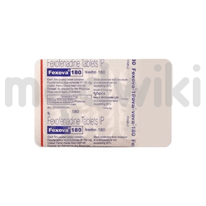 Fexova 180mg Tablet 10s