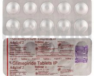एडग्लिम एम 2mg/500mg टैबलेट पीआर 10s