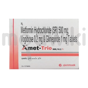 Xmet Trio 2mg/500mg/0.2mg Tablet ER 10s