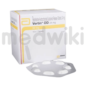 Vertin OD 24mg Tablet SR
