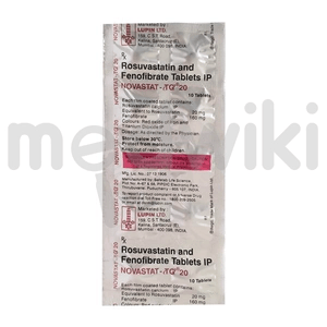 Novastat TG 20mg Tablet 10s