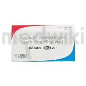 Rosubest Gold 75mg/20mg/75mg Tablet 10s