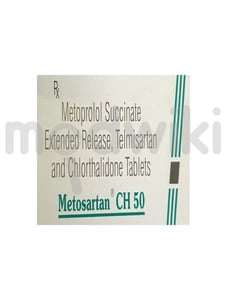 Metosartan CH 12.5mg/50mg/40mg Tablet ER 10s