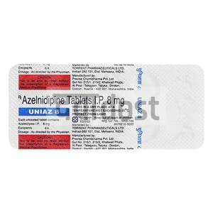 Uniaz 8mg Tablet 10s