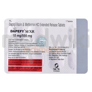 Dapefy M 10mg/500mg Tablet XR 7s