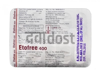 एटोफ्री 400mg टैबलेट 10s