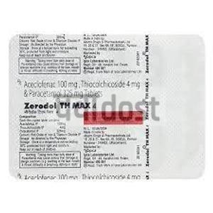 Zerodol TH Max 4mg/100mg/325mg Tablet